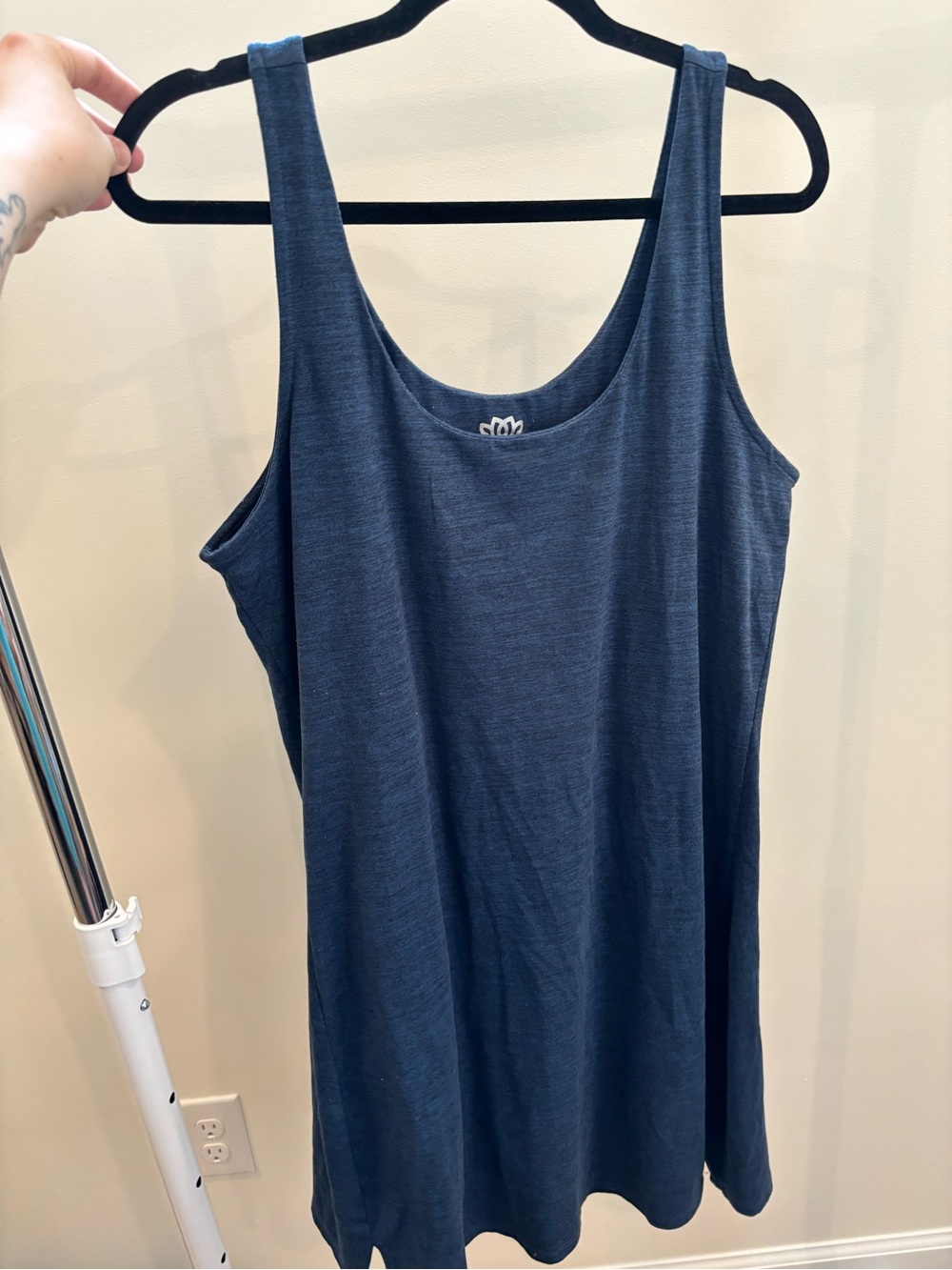 Maurices Navy Blue Sleeveless Athletic Dress With Shorts